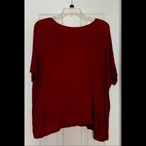 Women’s Dolman Sleeve Red Top